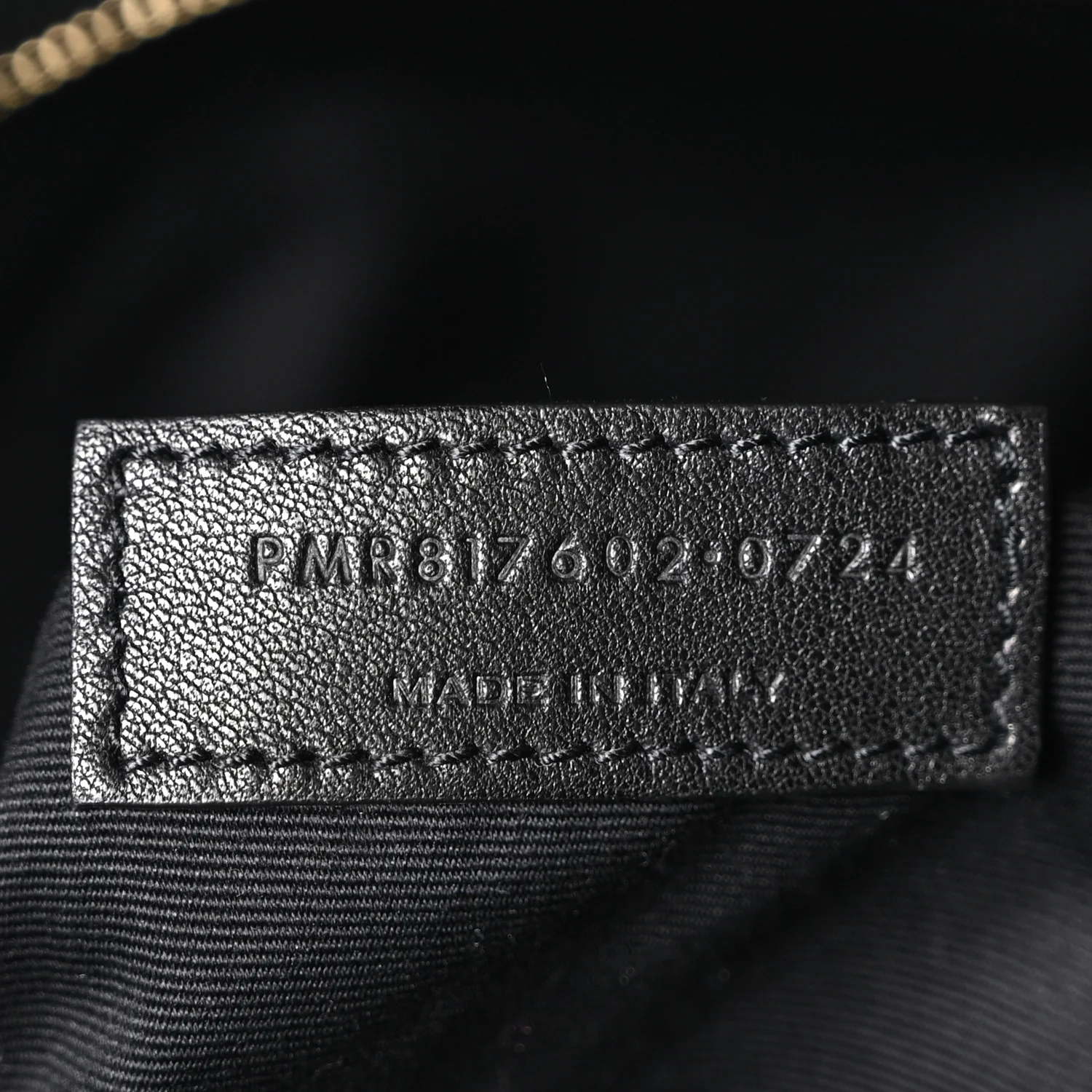 Calfskin Y Tote Black