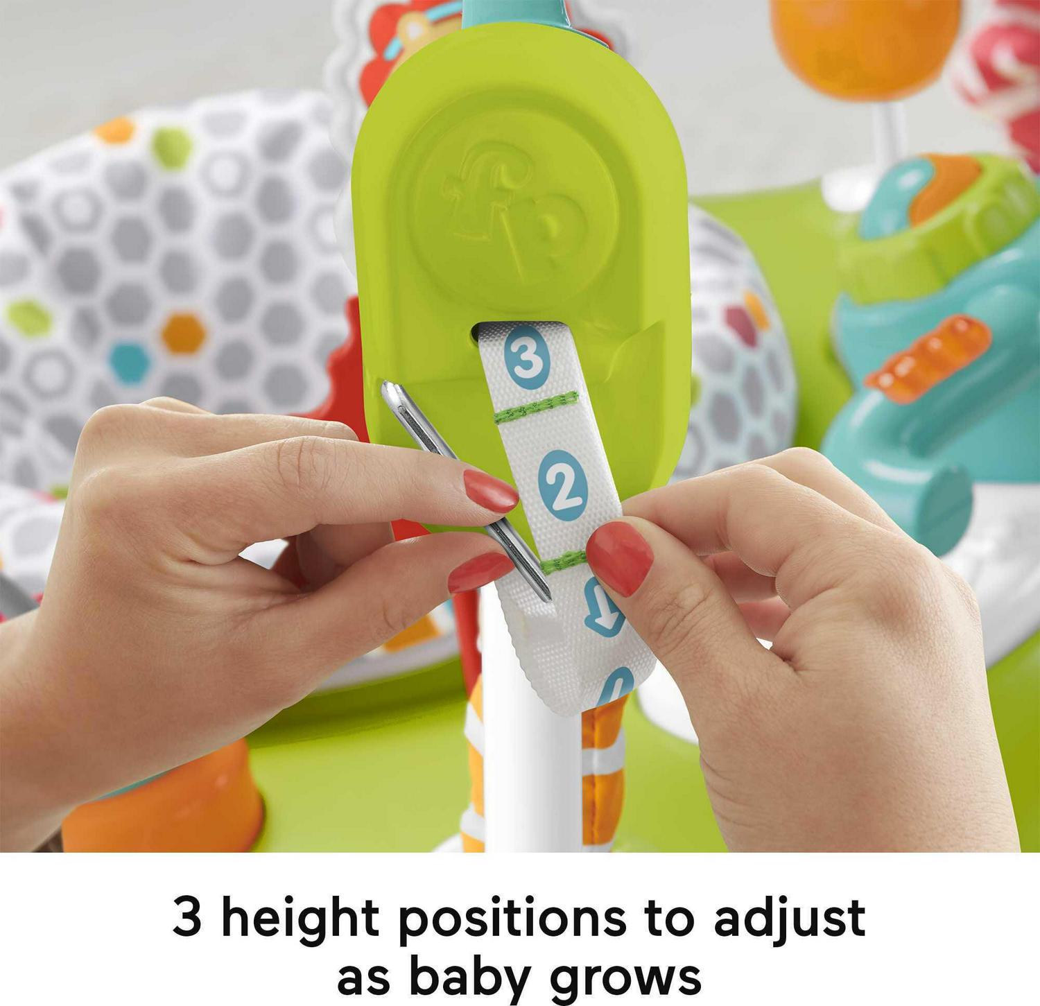 Baby Bouncer Fitness Fun Folding Jumperoo Infant Activity Center with Lights Music. Unisex - Image 4