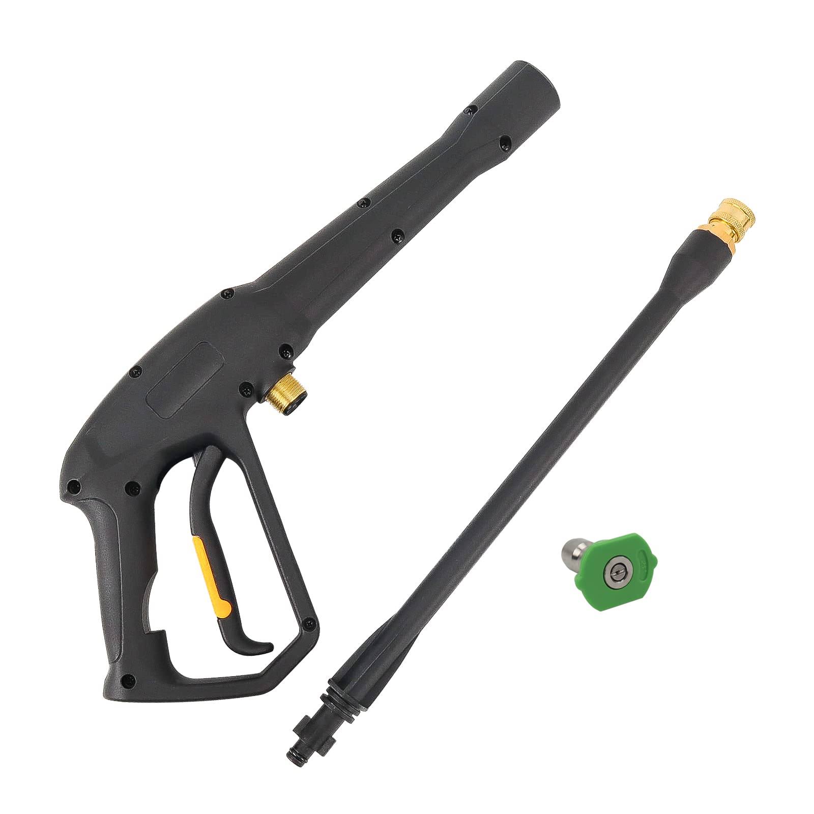 Bear Force High Pressure Water Spray Gun Wand Jet Nozzle Tips, Power Washer Water Gun Compatible with Some of Greenworks Karcher Ryobi Homelite
