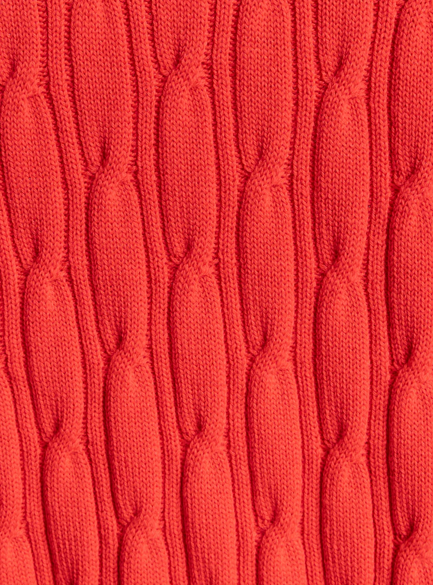 Pull femme en laine mérinos rouge doux