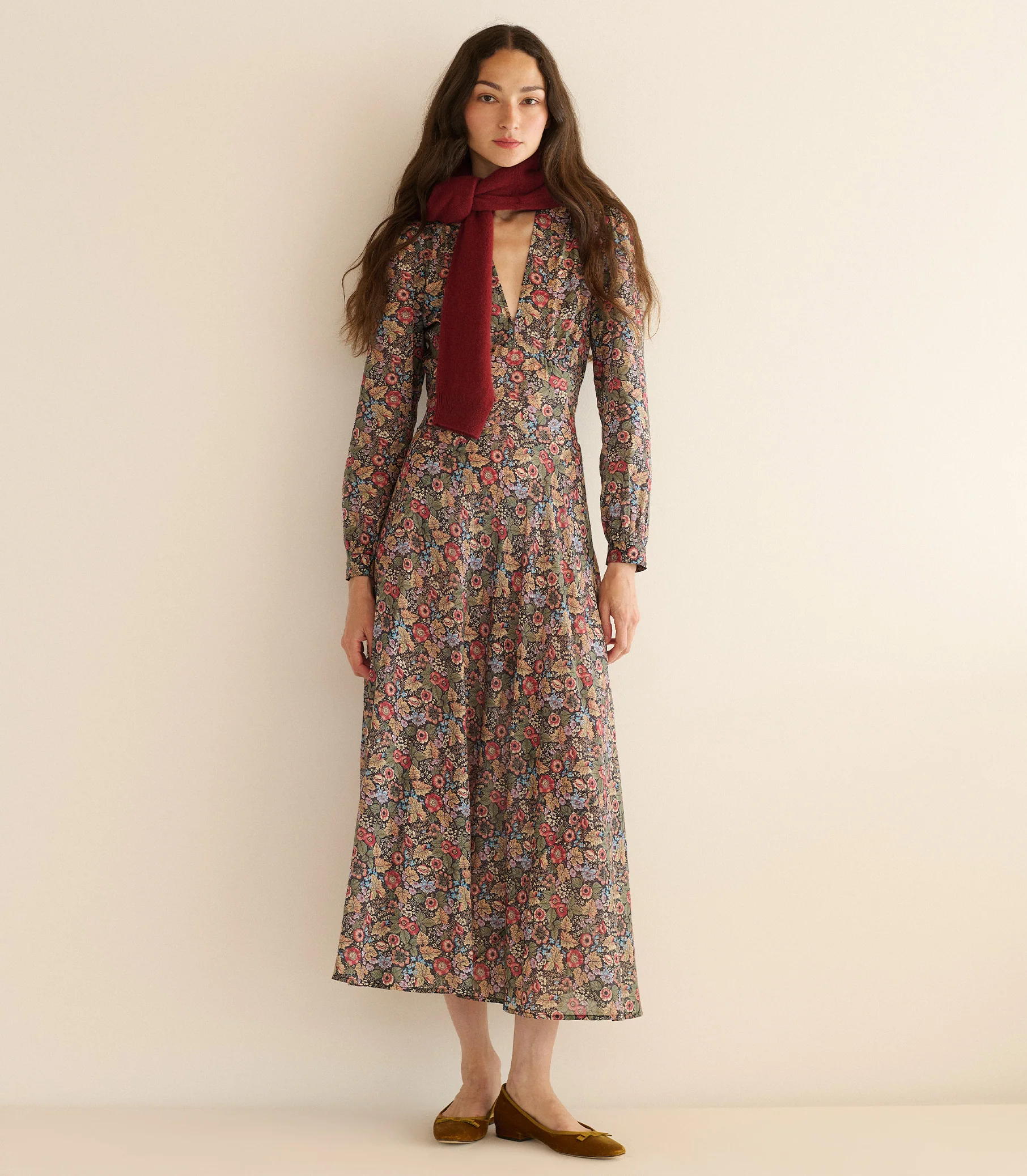 CHARLESTON DRESS -- WILDBERRY THICKET