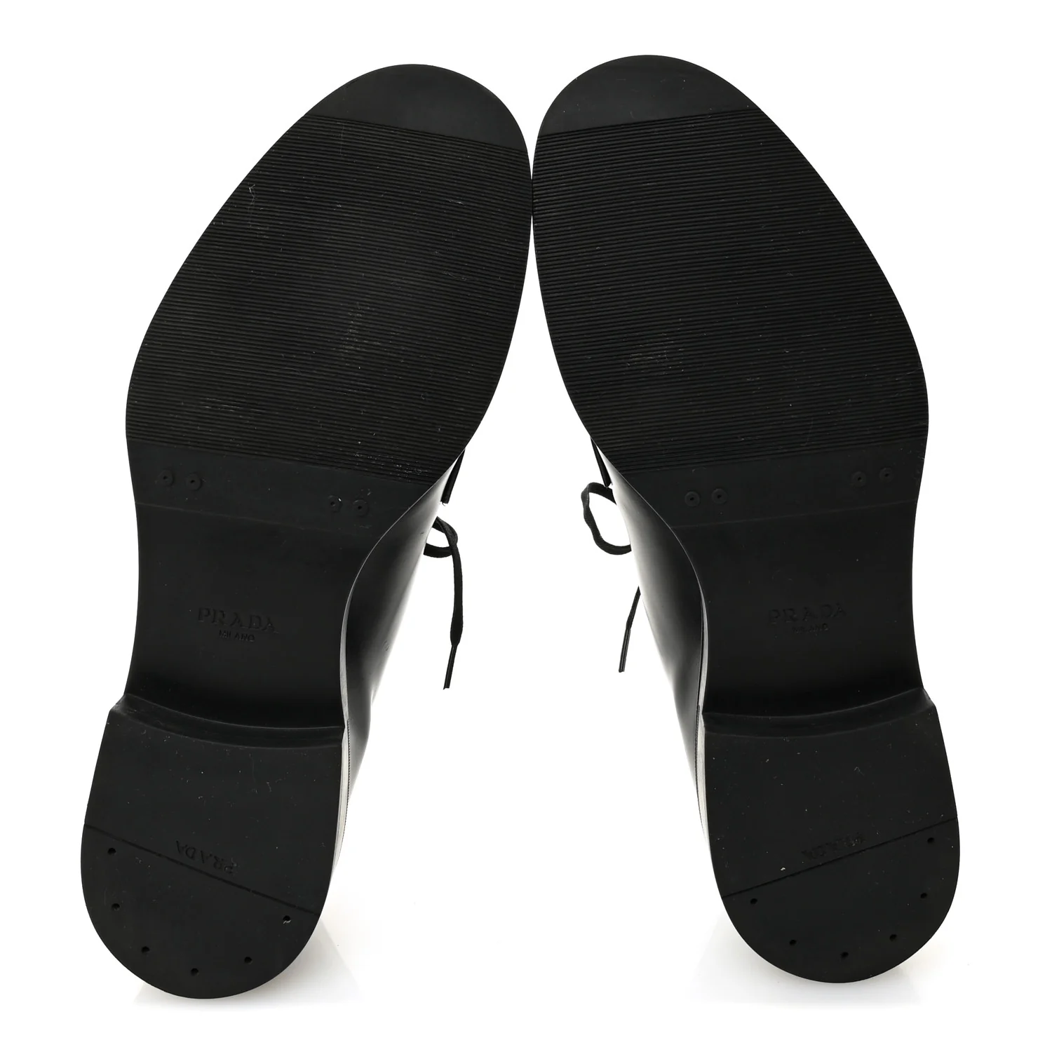 Spazzolato Triangle Mens Derby Loafers 8 Black