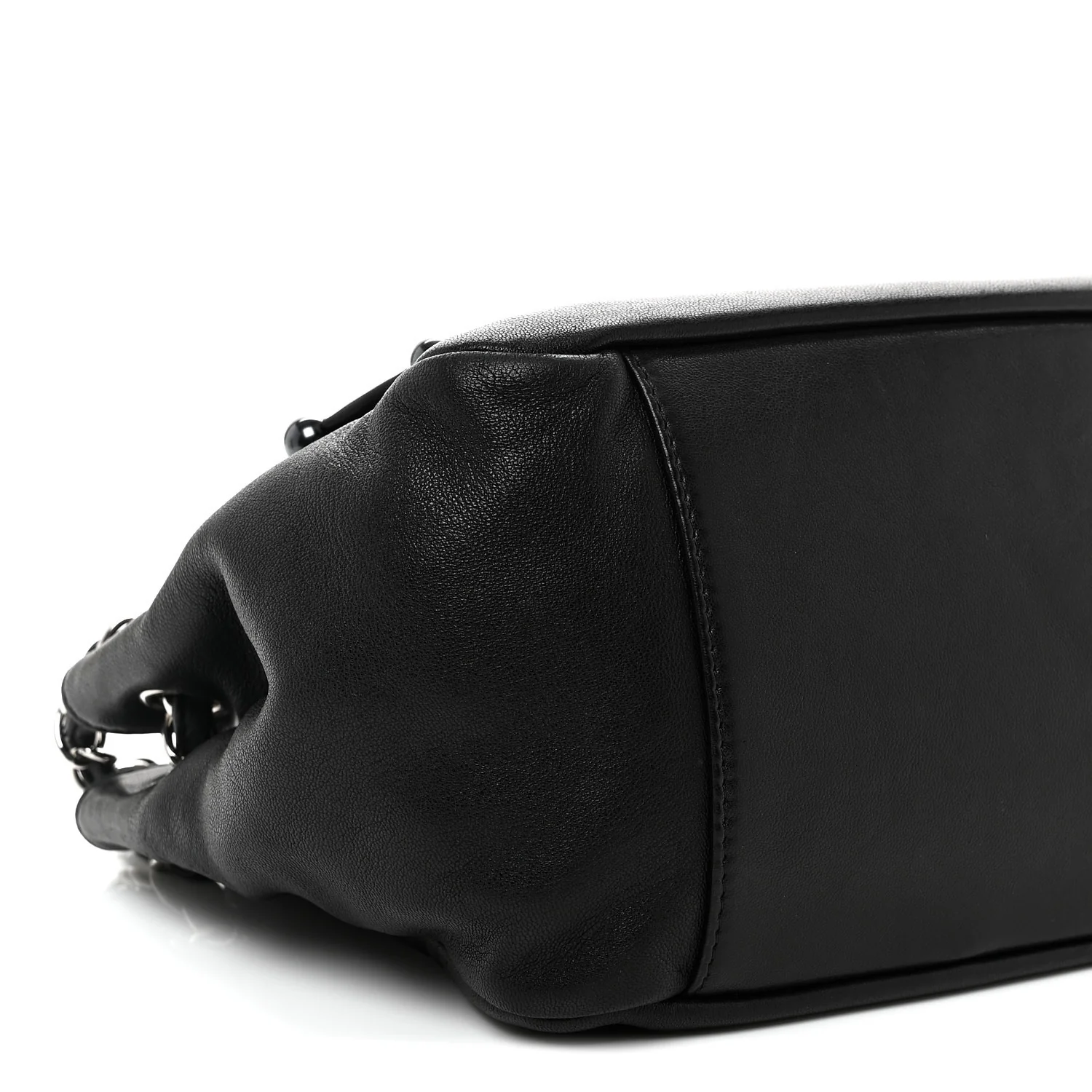 Lambskin Pearl Obsession Flap Black