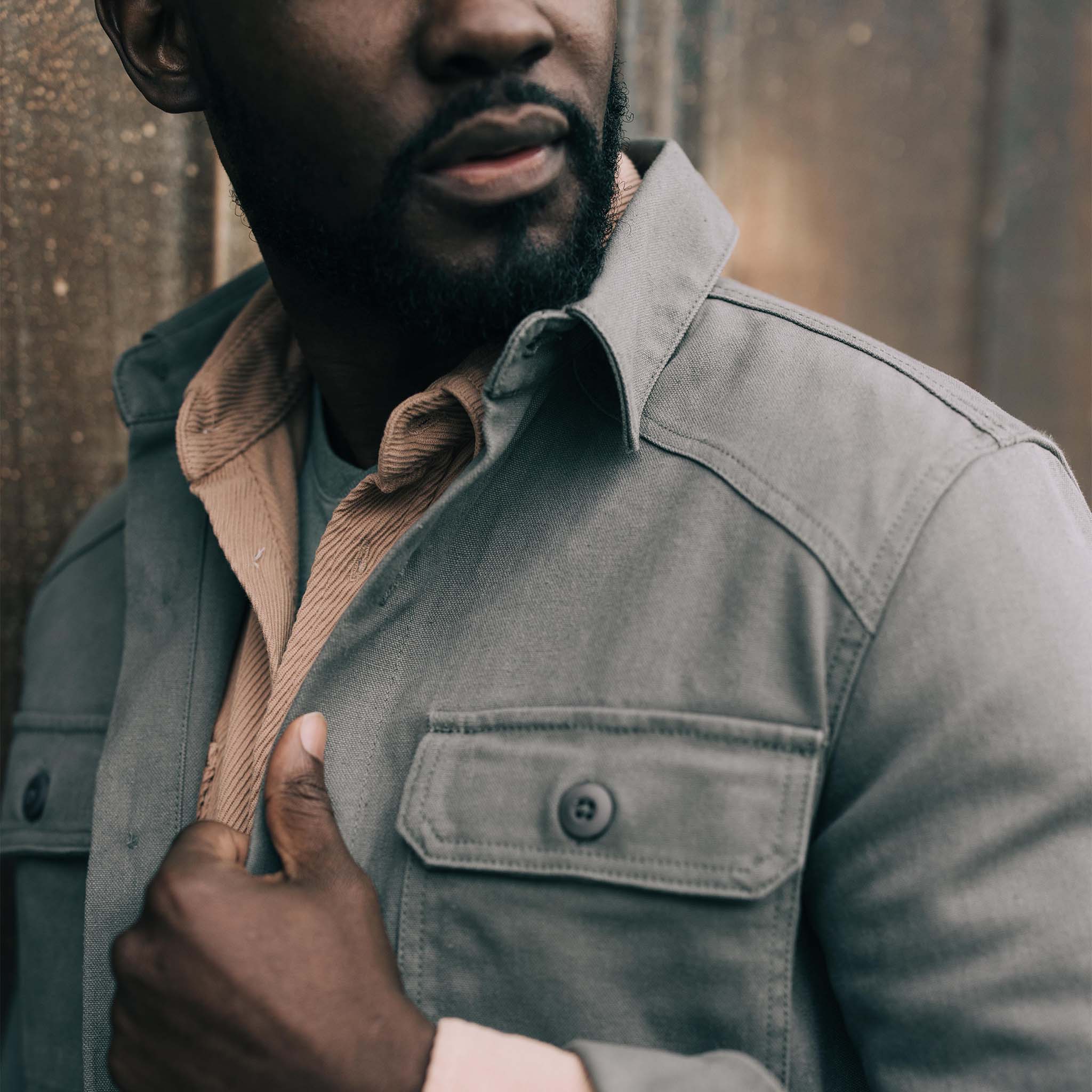 Chemise The Shop en coloris Gravel Boss Duck