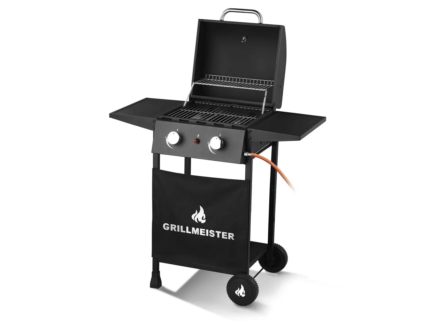 GRILLMEISTER Barbecue  gaz Memphis, 2 zones de cuisson