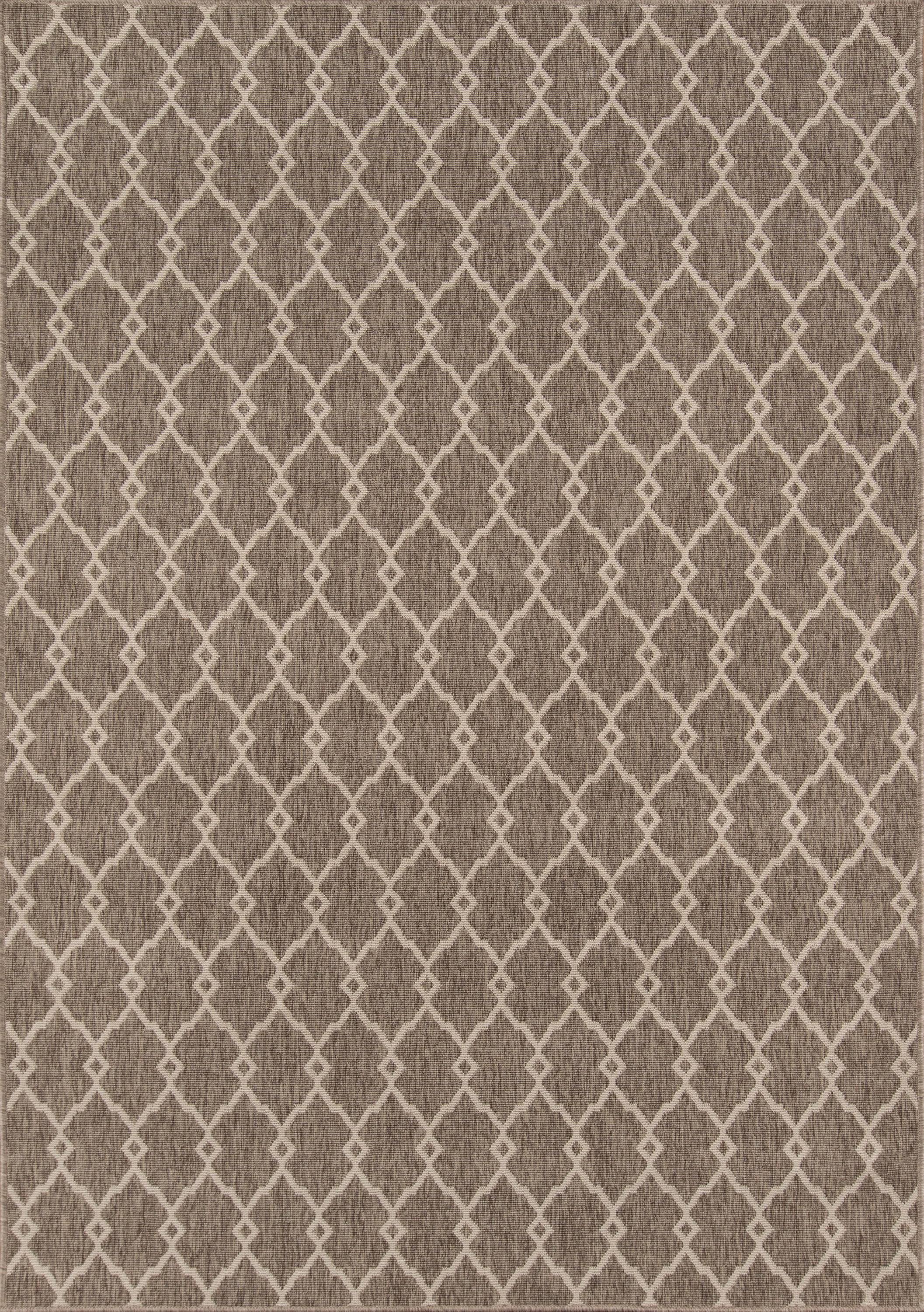 Momeni Baja Area Rug, Taupe, 6'7