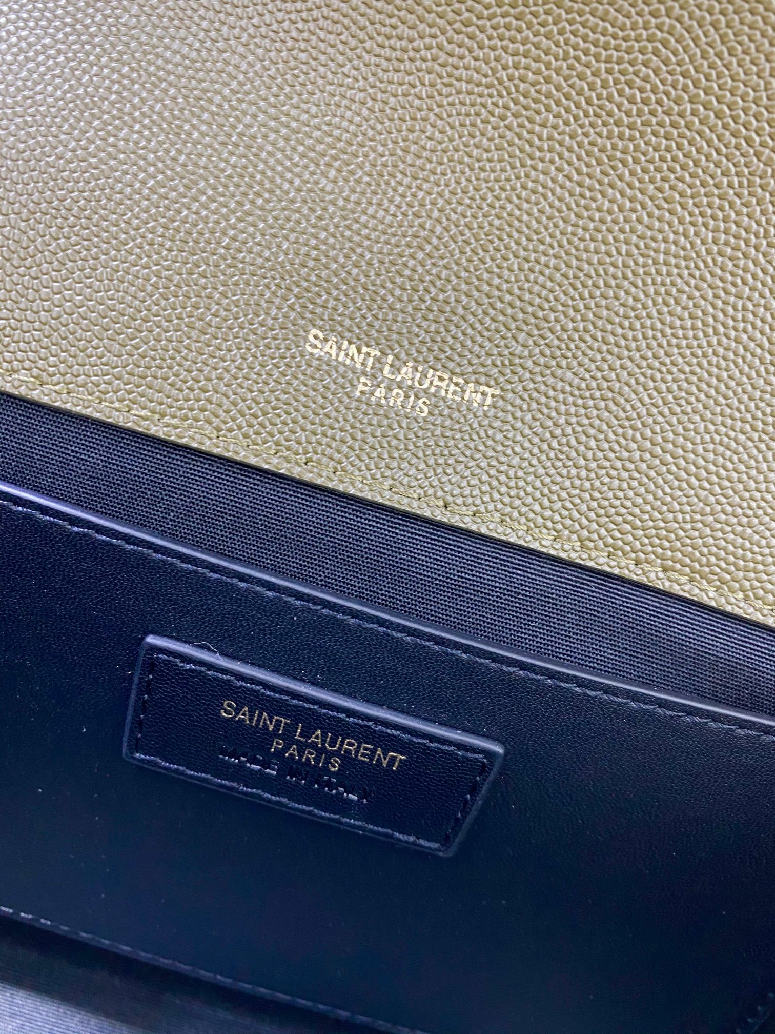 Y  Envelope Medium Bag In Mix Matelasse Grain  De Poudre Embossed Leather