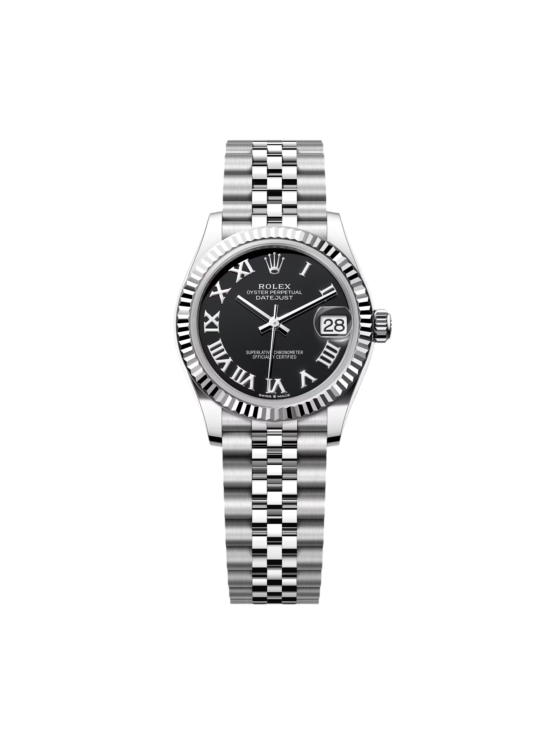 【Super Clone】RLX Datejust m278274-0001/0002 Bright Black Dial 31mm Oyster Bracelet