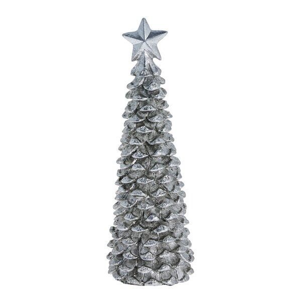 Serafina juledekorasjon tre 19,5 cm antikk sølv