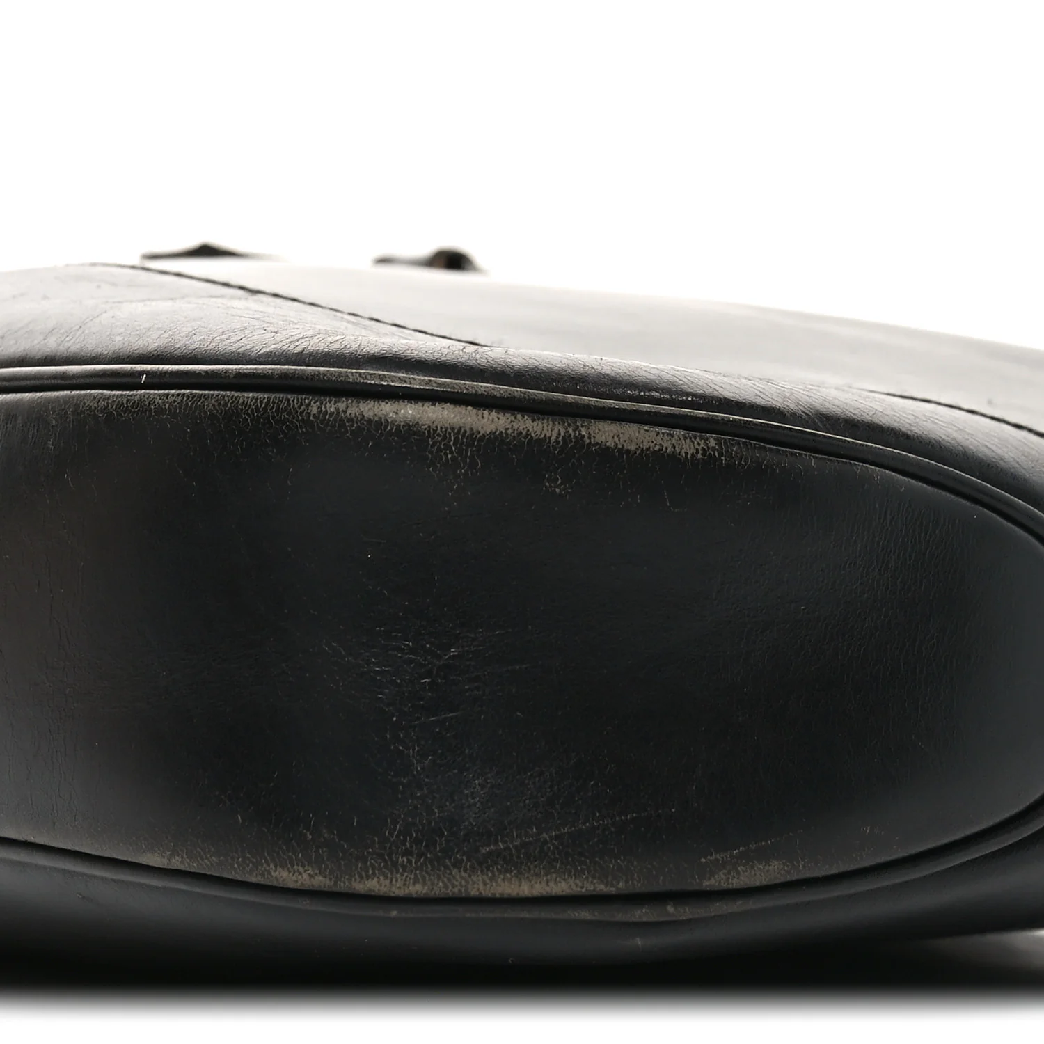 Calfskin Jackie O Hobo Black