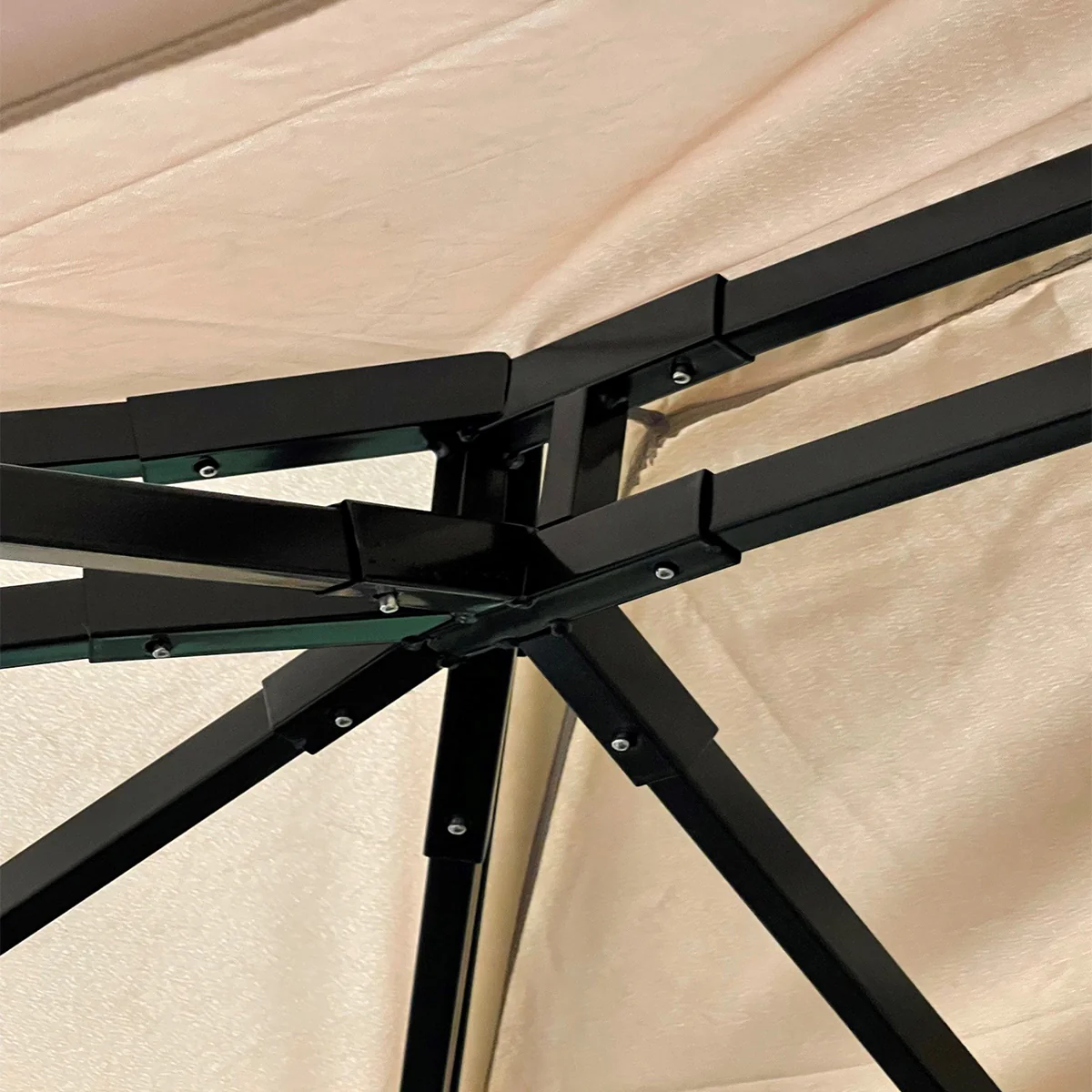 Garden Winds Replacement Canopy Top Cover Compatible with The Grand Patio 10x13 Gazebo - Riplock 350 - Slate Gray