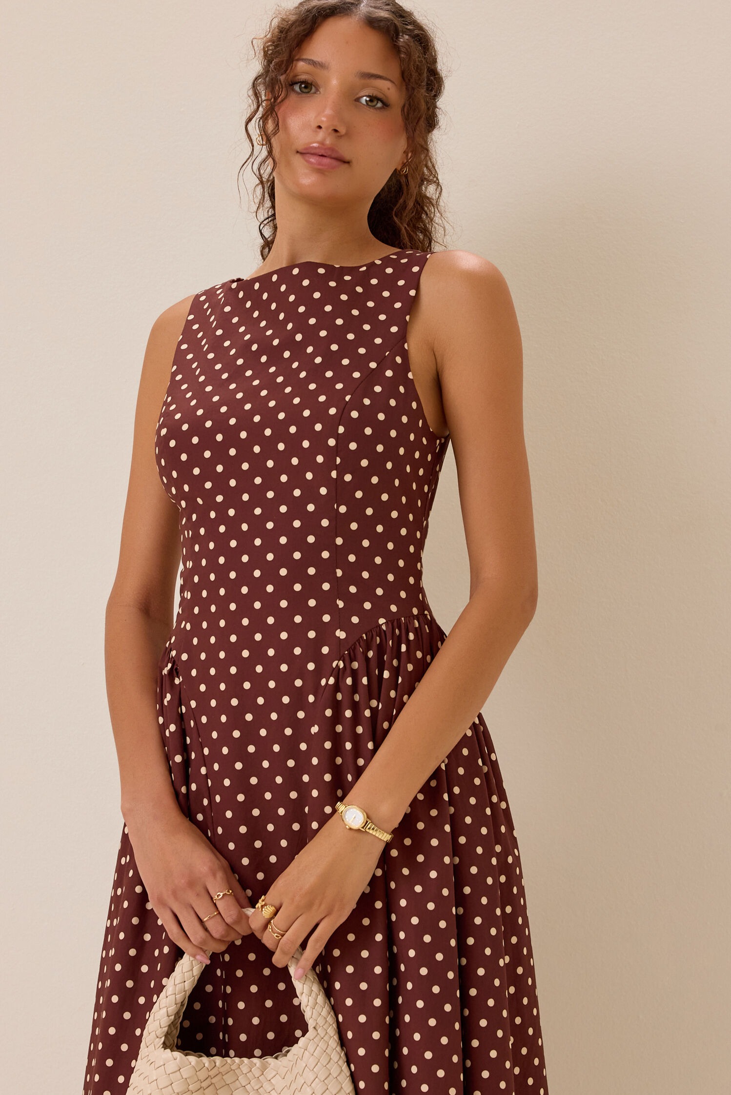 Cosette Square Neck Maxi Dress