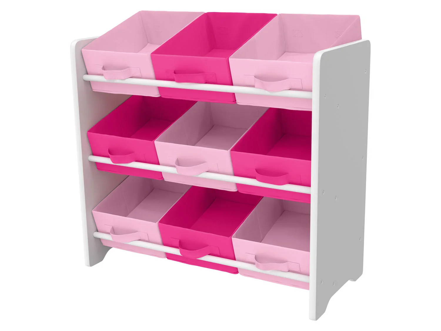 LIVARNO home Meuble de rangement pour enfants, avec 9 botes textiles