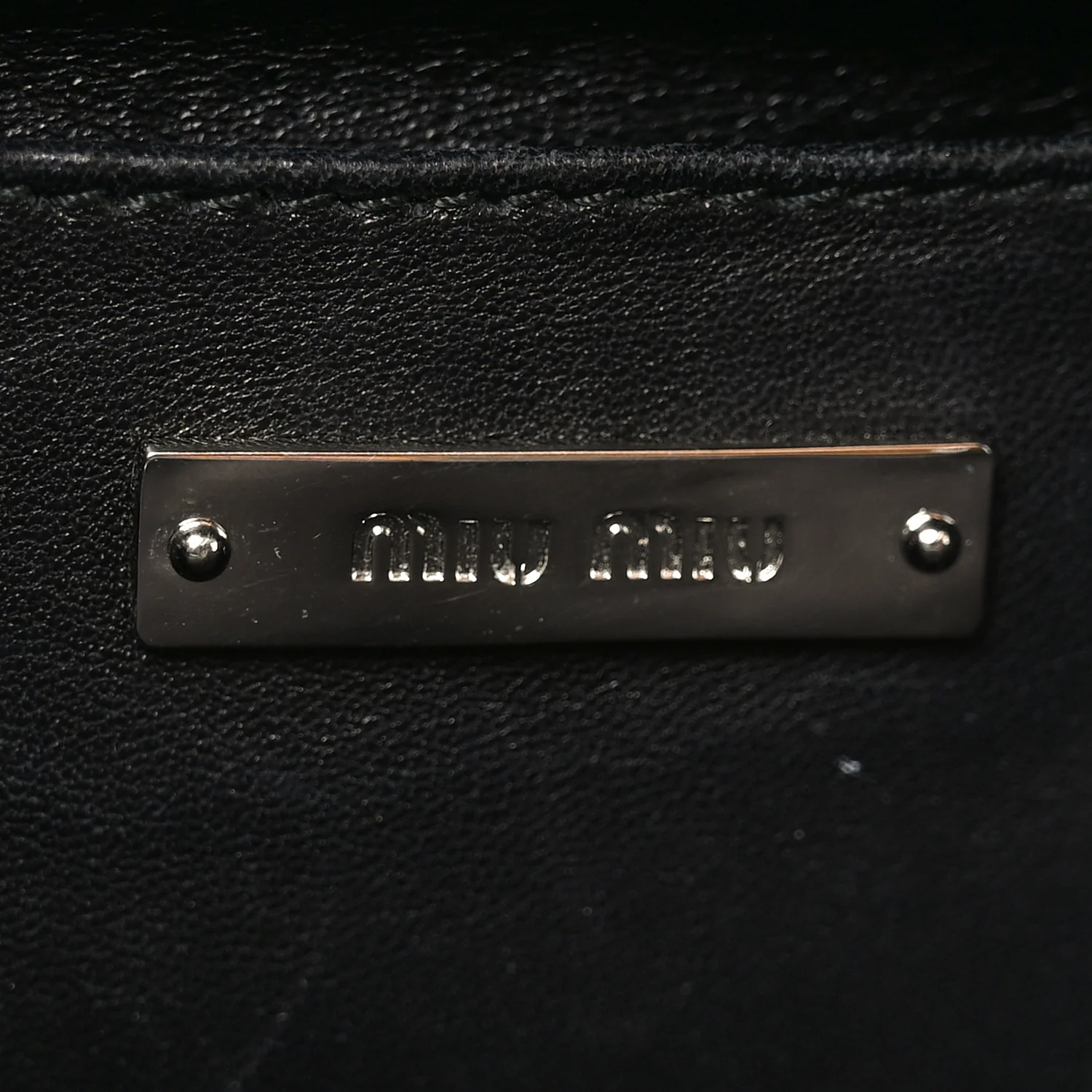 Nappa Matelasse Top Handle Bag Black Soleil
