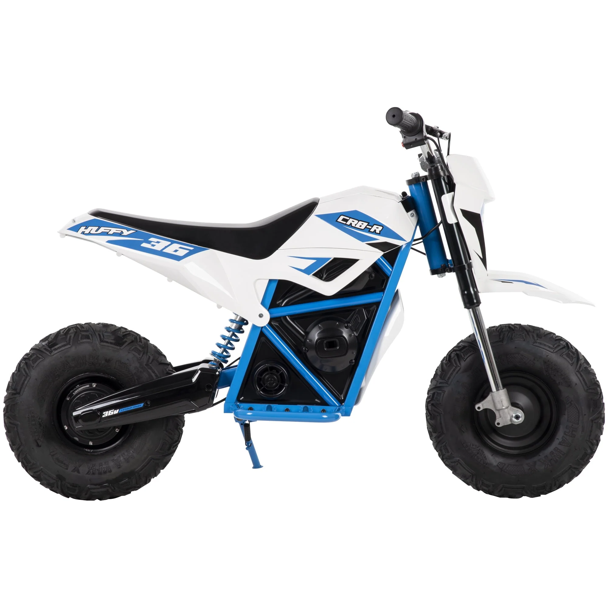CR8-R 36-volt Electric Mini Bike, White - Image 2