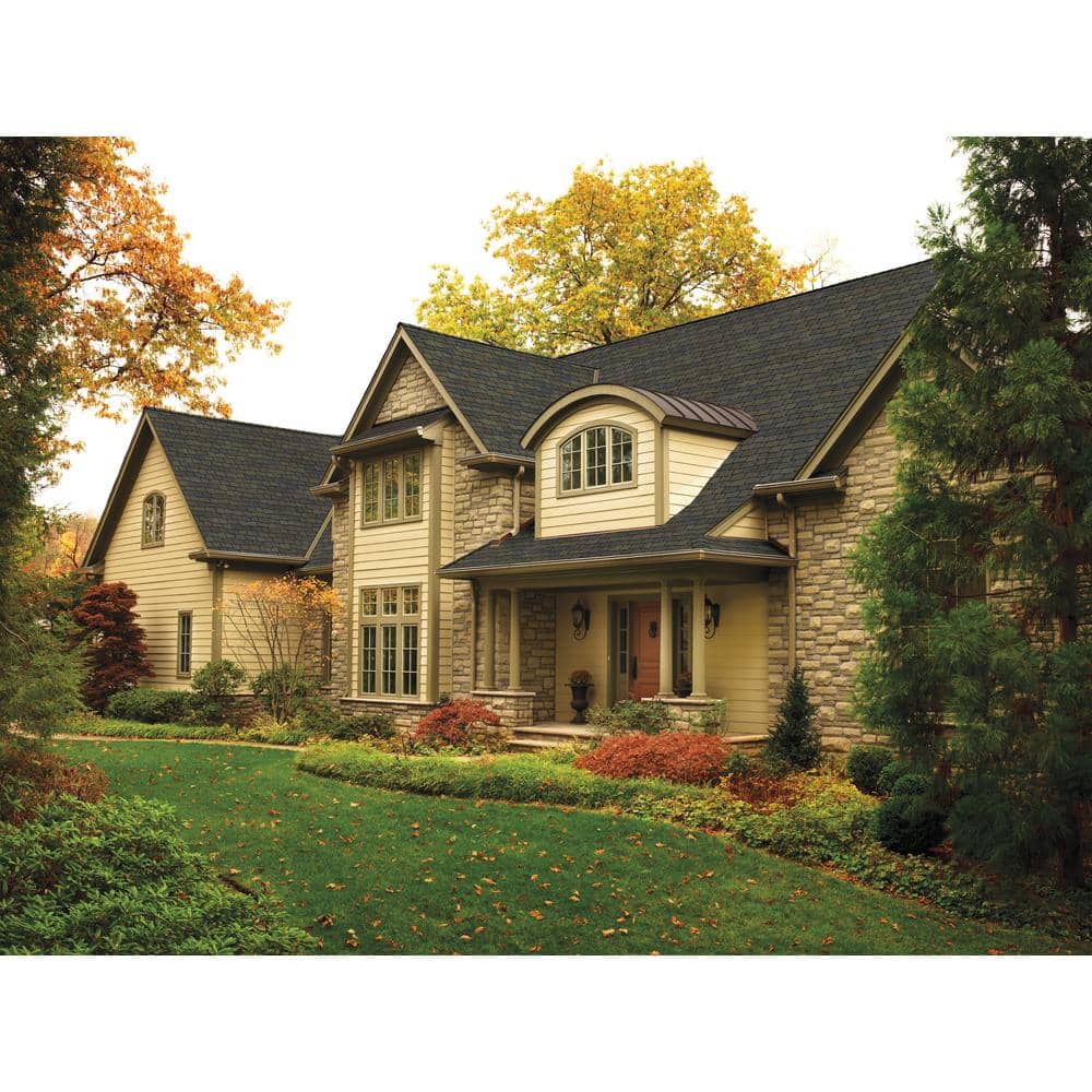 GAF Woodland Cedarwood Abbey Designer Laminated Architectural Asphalt Shingles Bundle (25 sq. ft., 14-Piece, 17 in. x 40 in.)