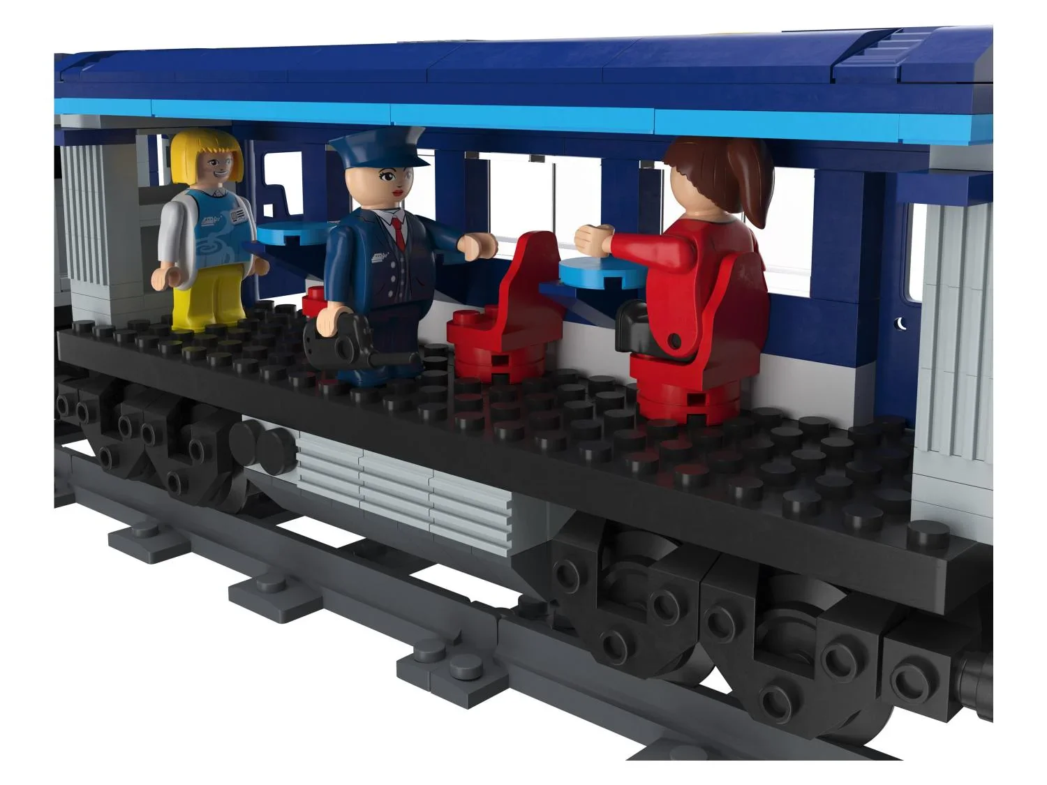 Playtive Clippys Train de marchandises ou de voyageurs