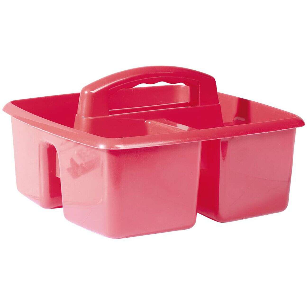 Panier de rangement en plastique 3 compartiments 23x23xH9 cm