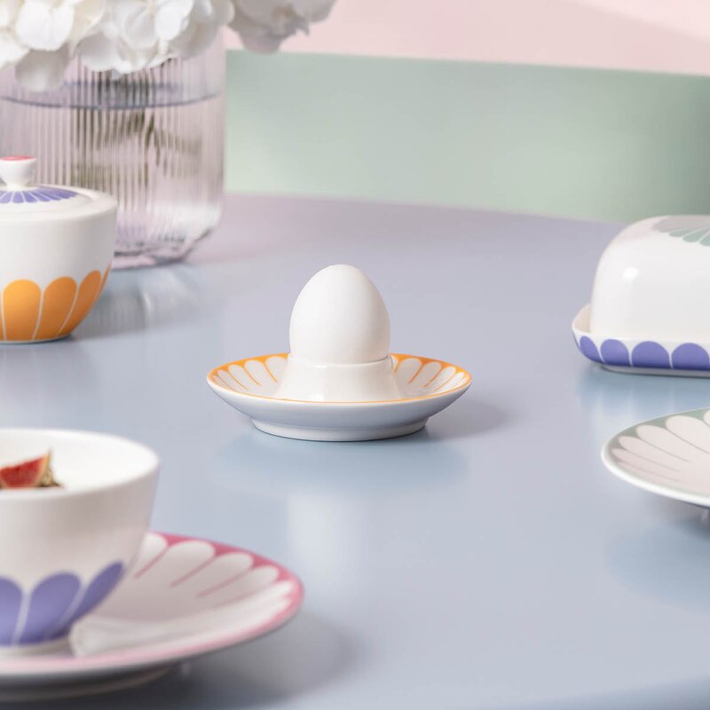 Fleur colour eggeglass 11,5 cm multi