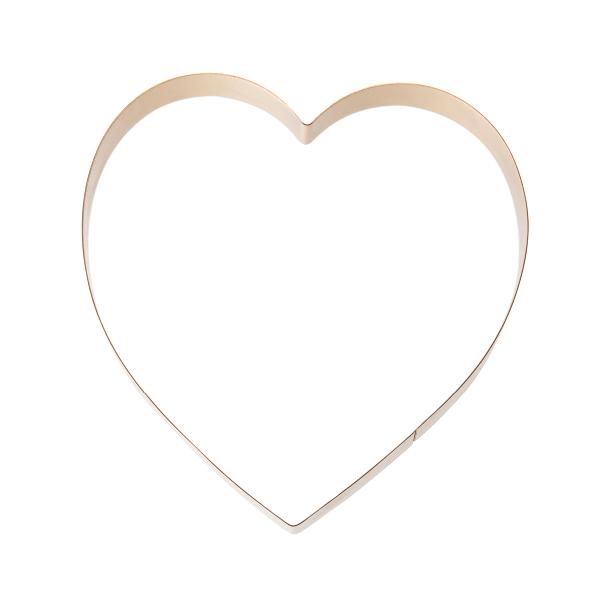 bAYk pepperkakeform hjerte 15 cm kobber