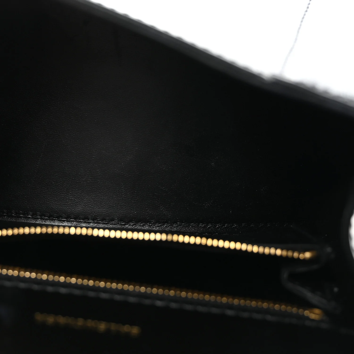 Shiny Box Calfskin Small Hourglass Top Handle Bag Black