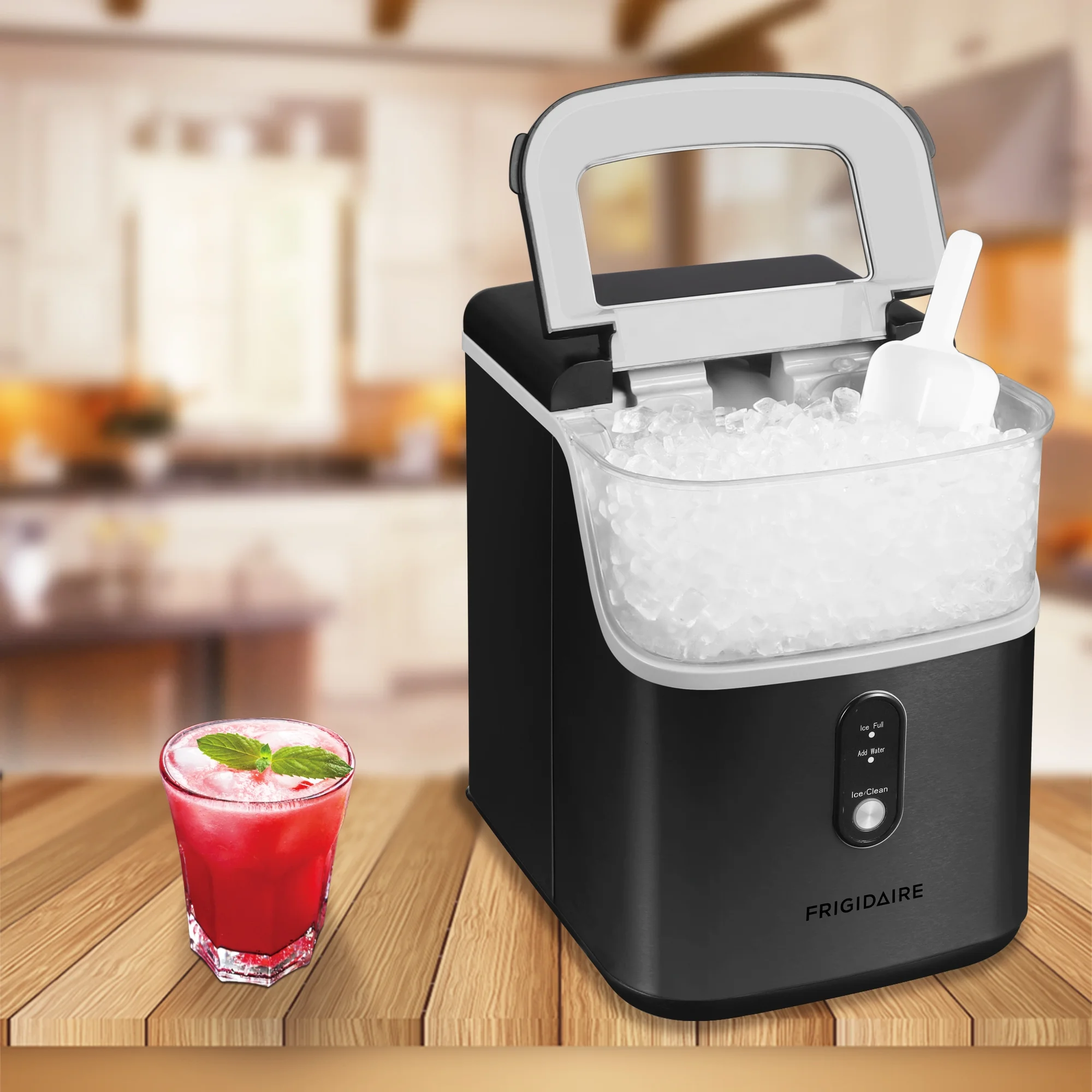 33 Lbs. Nugget Ice Maker, Black Stainless Steel, EFIC228(Black Stainless Steel) - Image 9