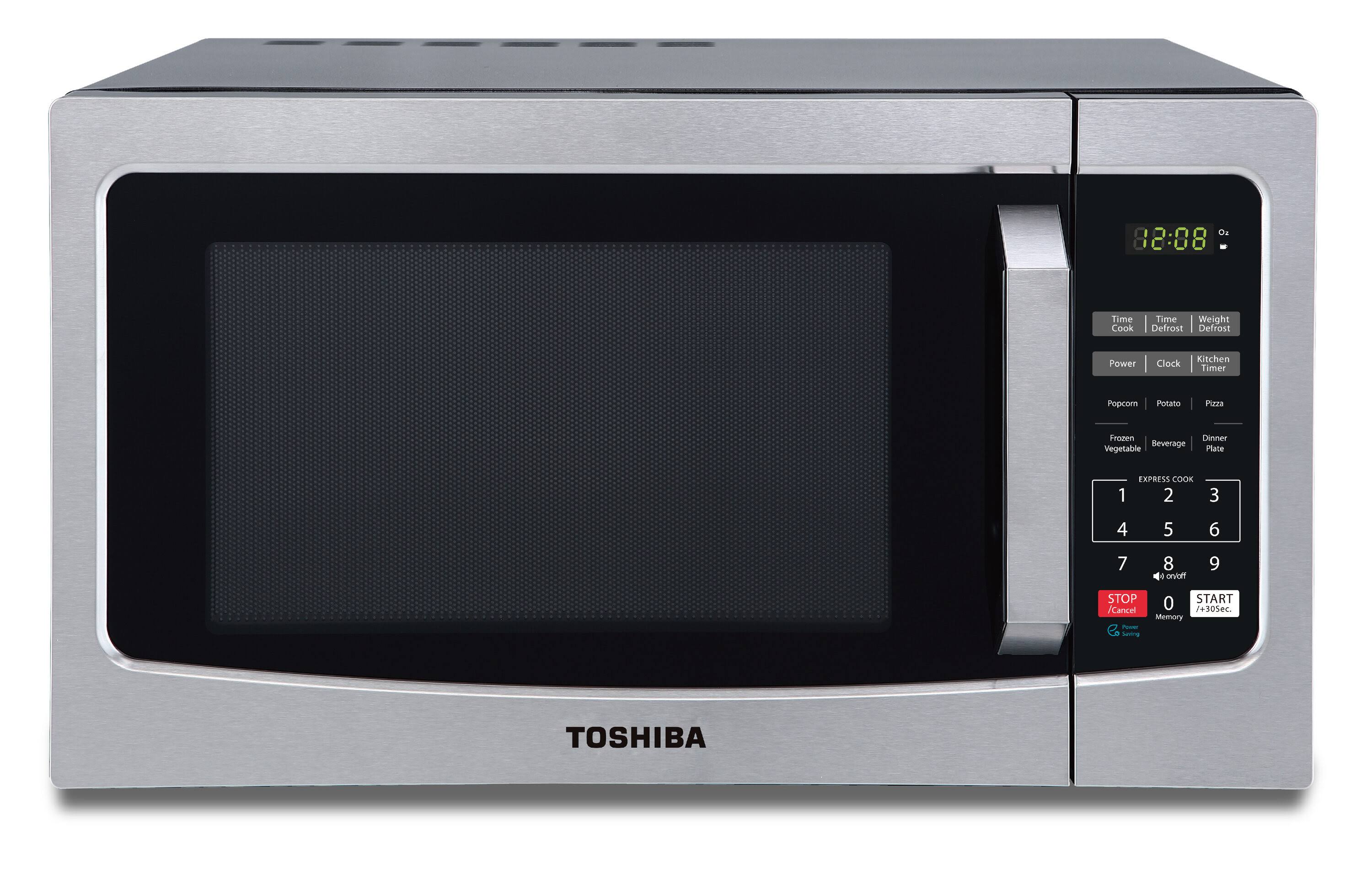 Toshiba 1.1-cu ft 1000-Watt Countertop Microwave (Stainless Steel)