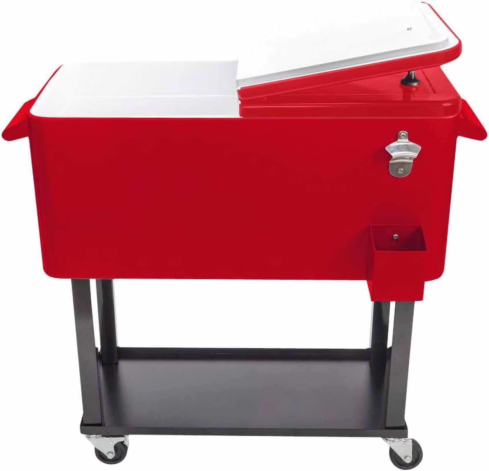 80 Quart Ice Chest Water Cooler with Bottle Opener, Milk White(Milk White) - Image 9