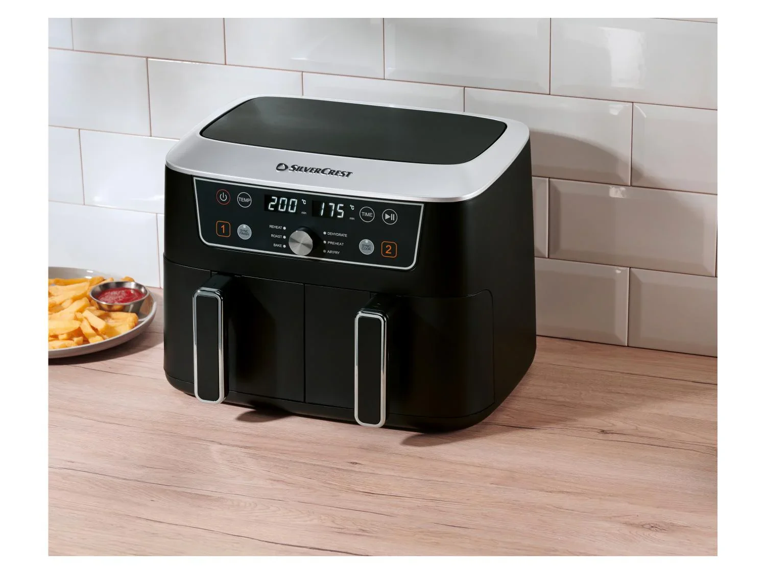 SILVERCREST Friteuse  air chaud double SHFDD 2600 B2