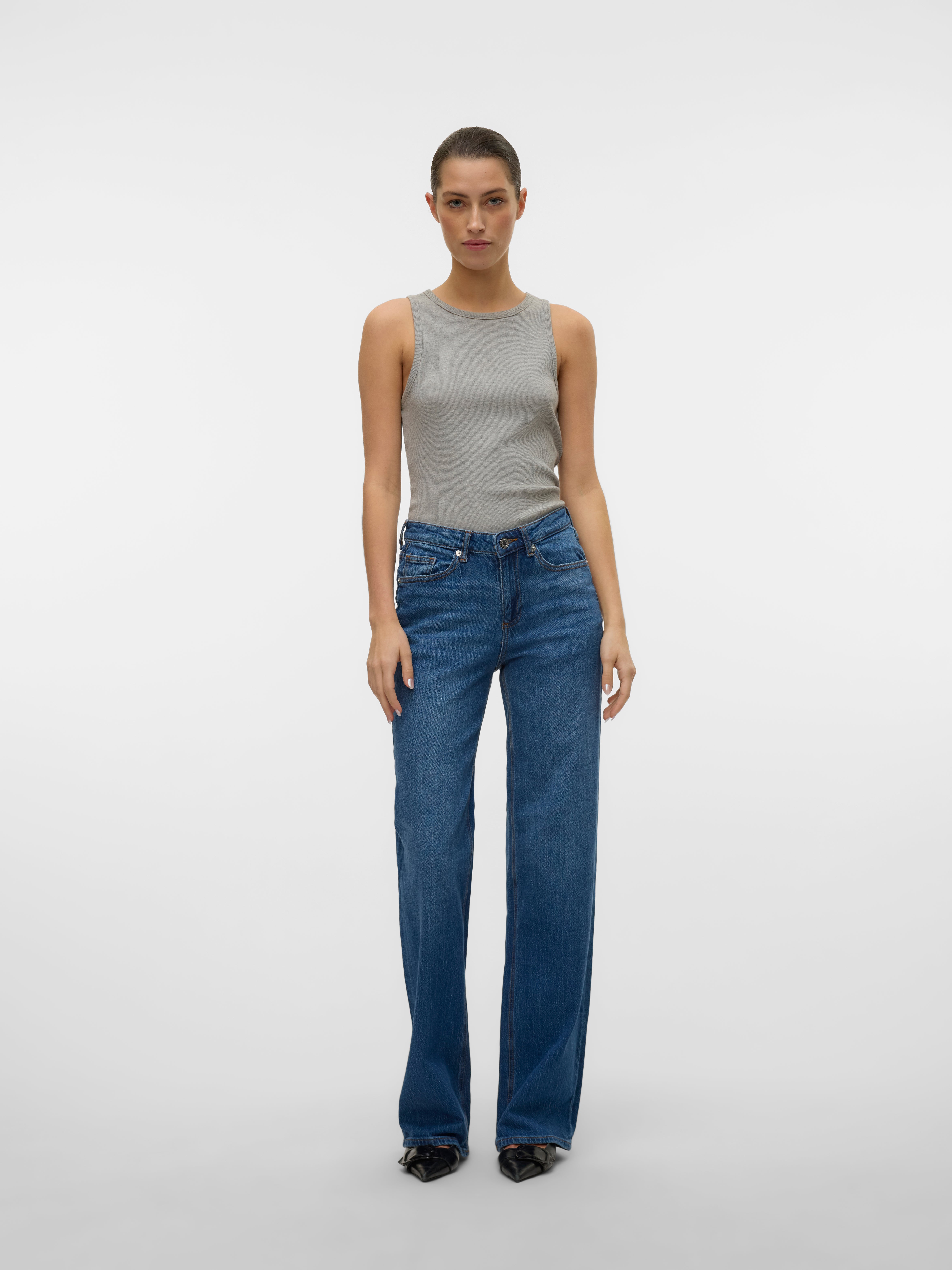 VERO MODA® VMMELISA Mid rise Wide Leg Fit Jeans