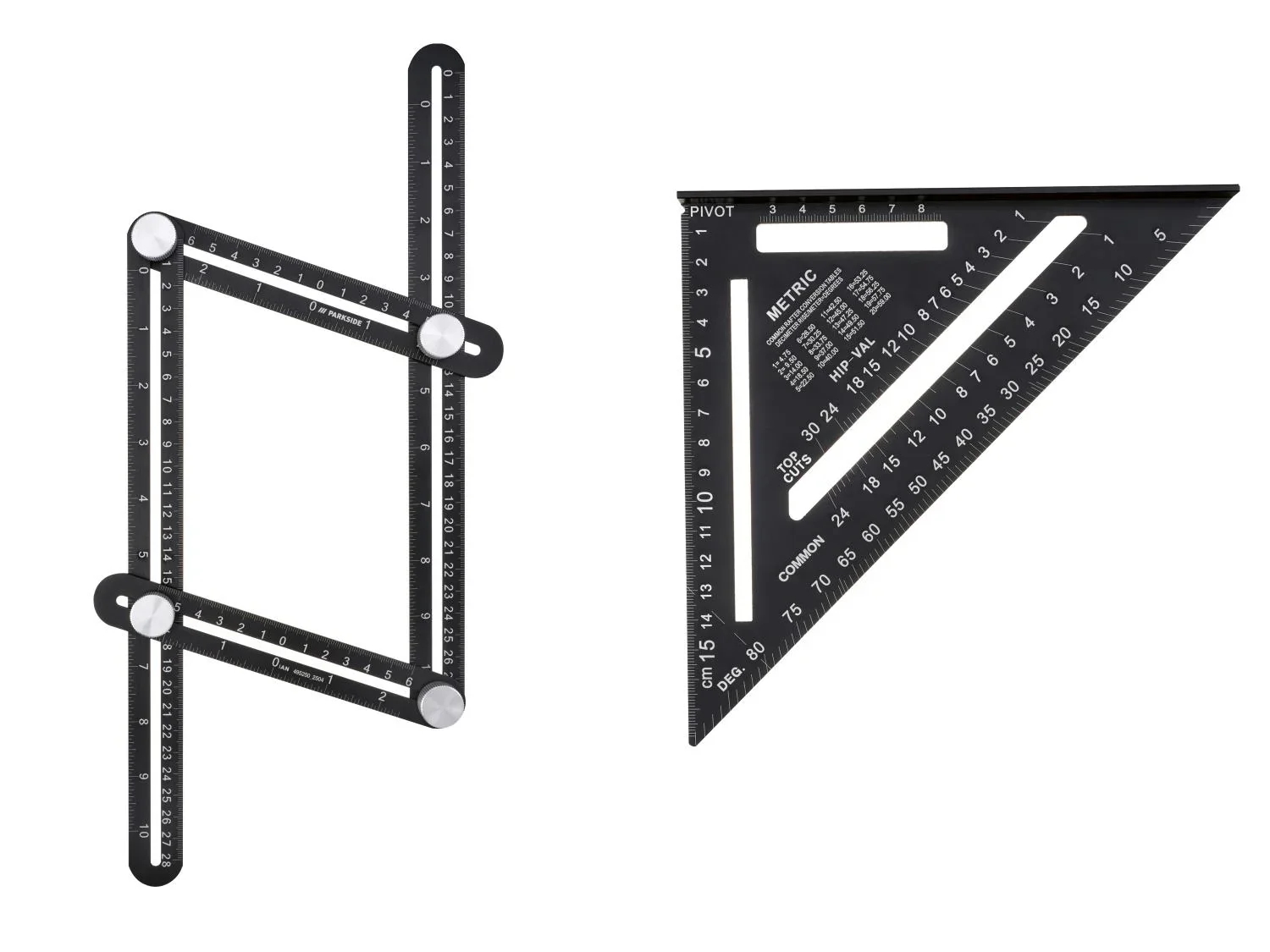 PARKSIDE Rgle multi-angle ou querre avec bute