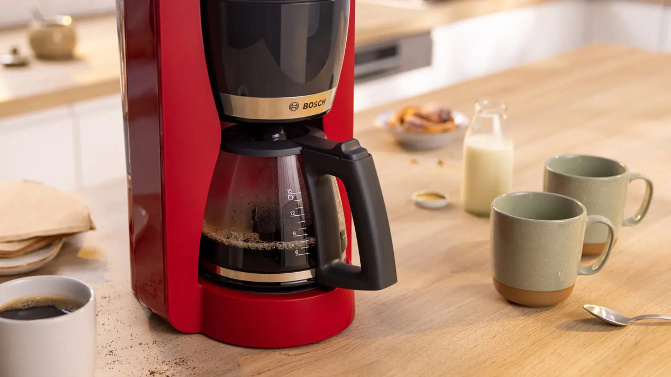 Bosch Koffiezetapparaat MyMoment TKA4M234, Rood