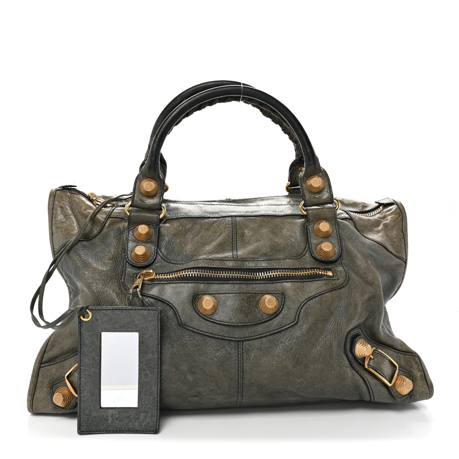 Agneau Giant 21 Gold Hardware Work Anthracite