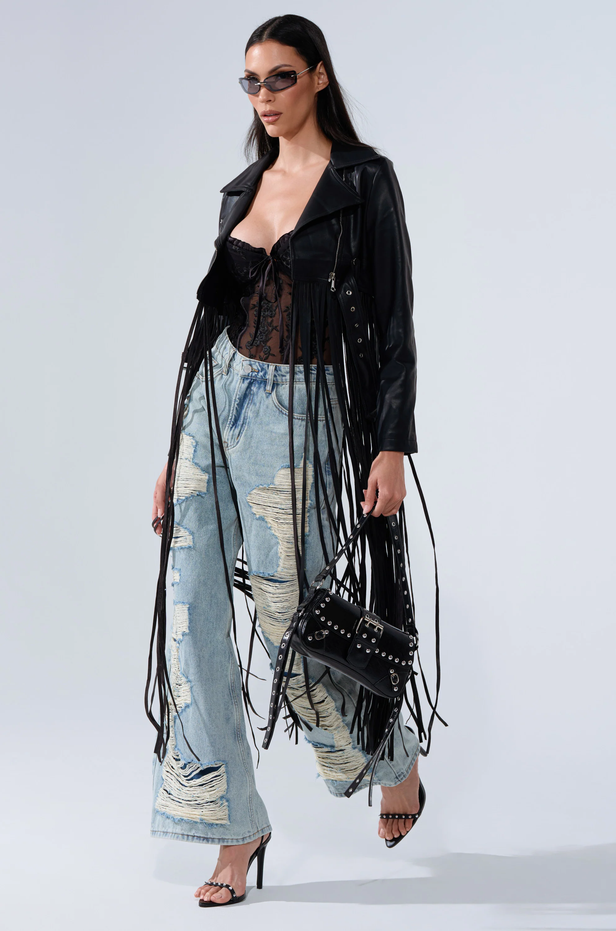 SWING MY WAY FRINGE MOTO - Akira Store