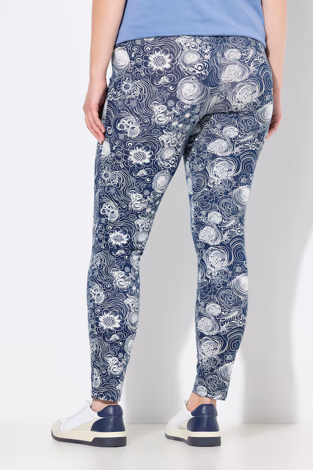 Eco Cotton Floral Print Leggings