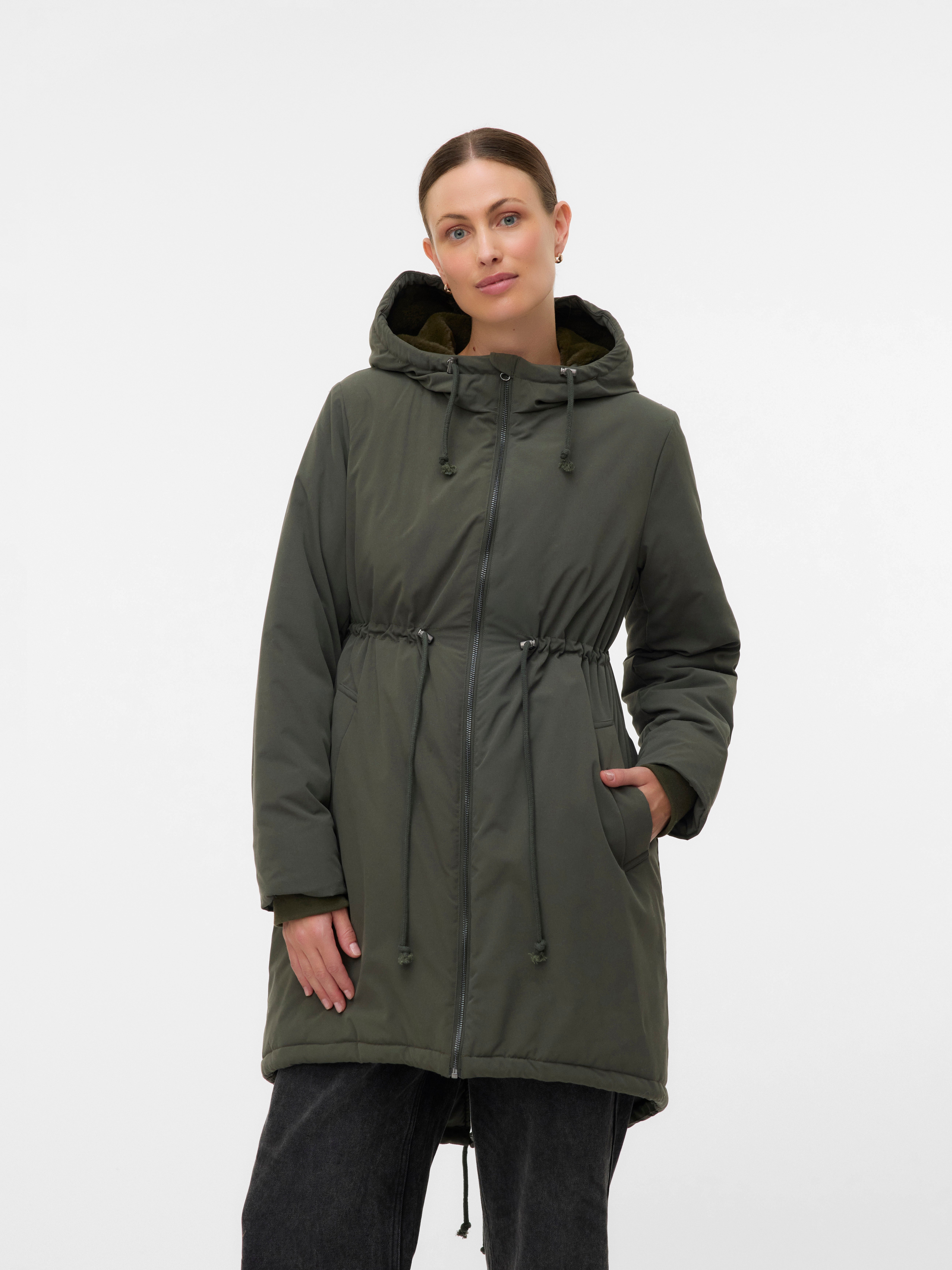 VERO MODA® Hood with faux fur lining Coat