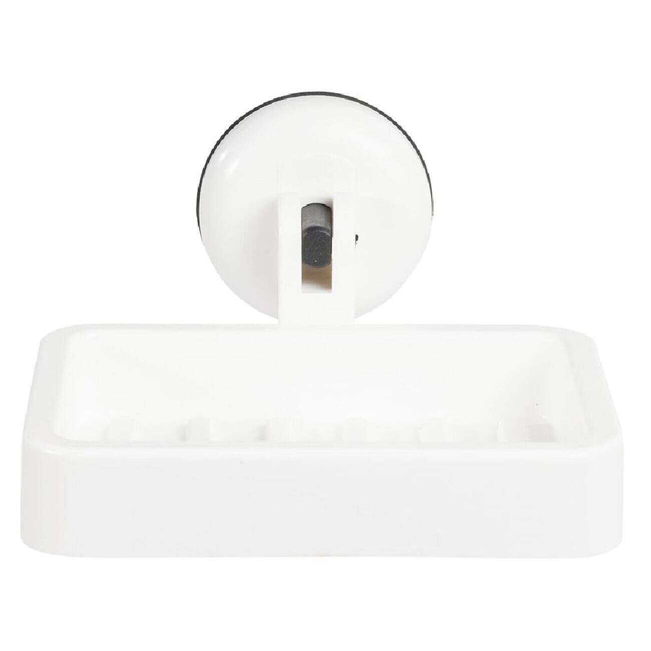 Porte savon blanc fixation ventouse
