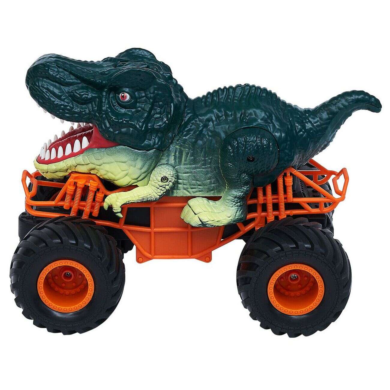 Voiture radiocommandée dinosaure