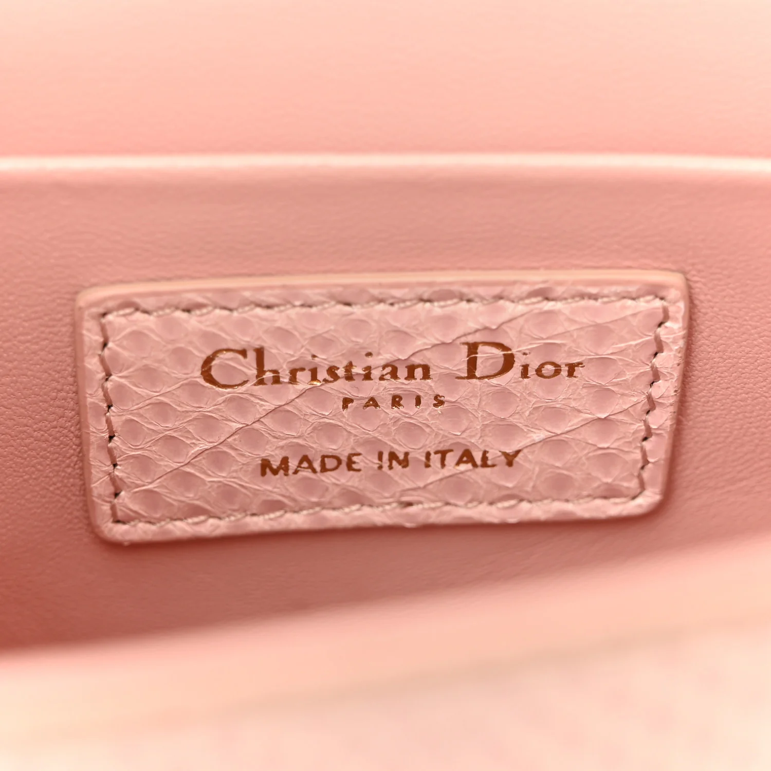 Snakeskin 30 Montaigne Box Bag Rose Clair