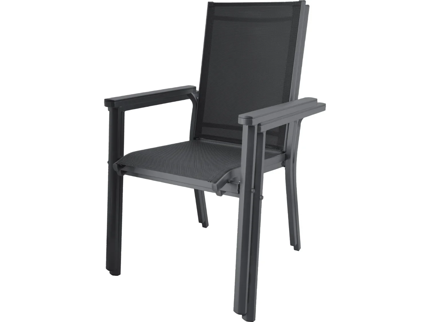 LIVARNO Fauteuil en aluminium anthracite Houston