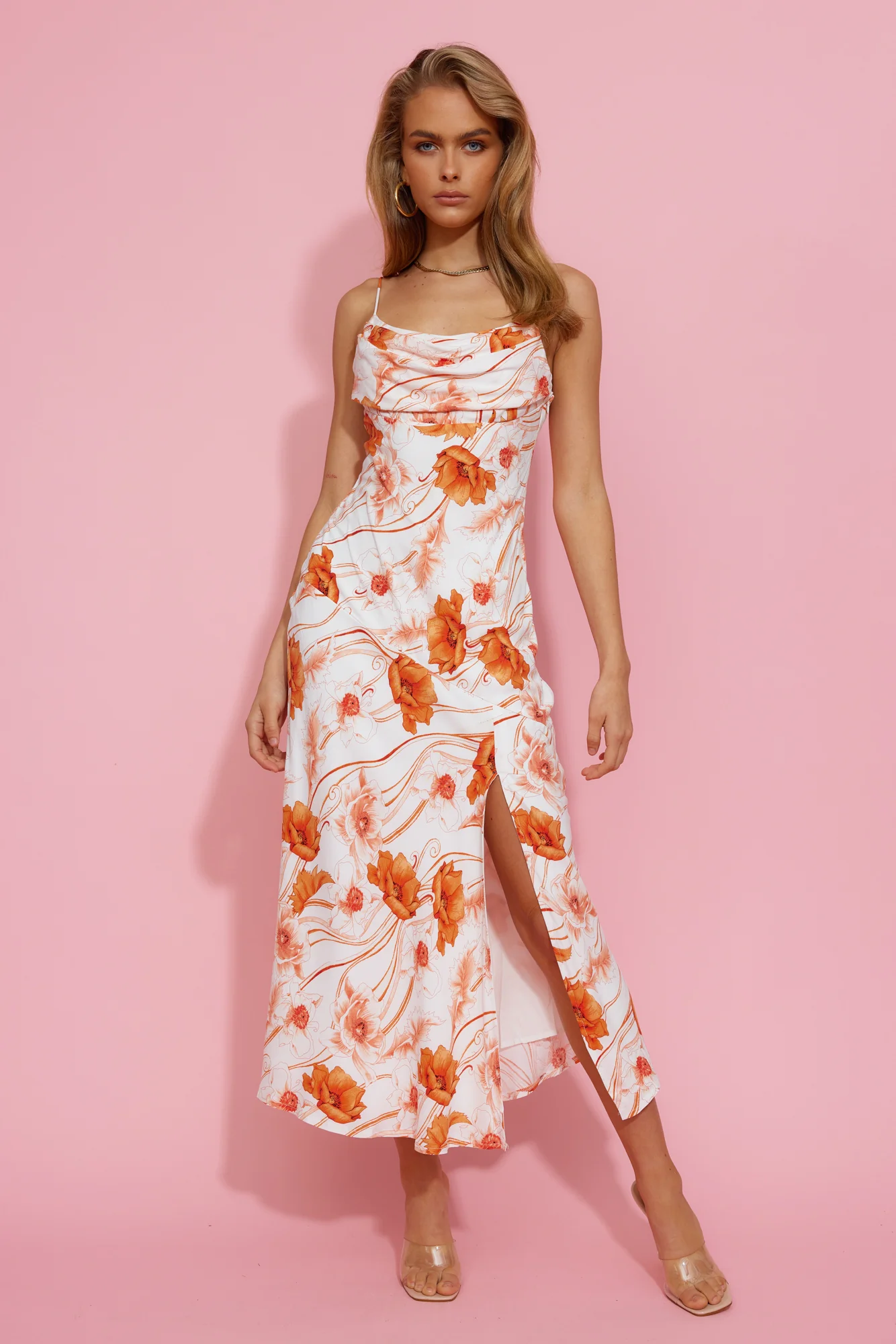 Lucy Loves Midi Dress Floral