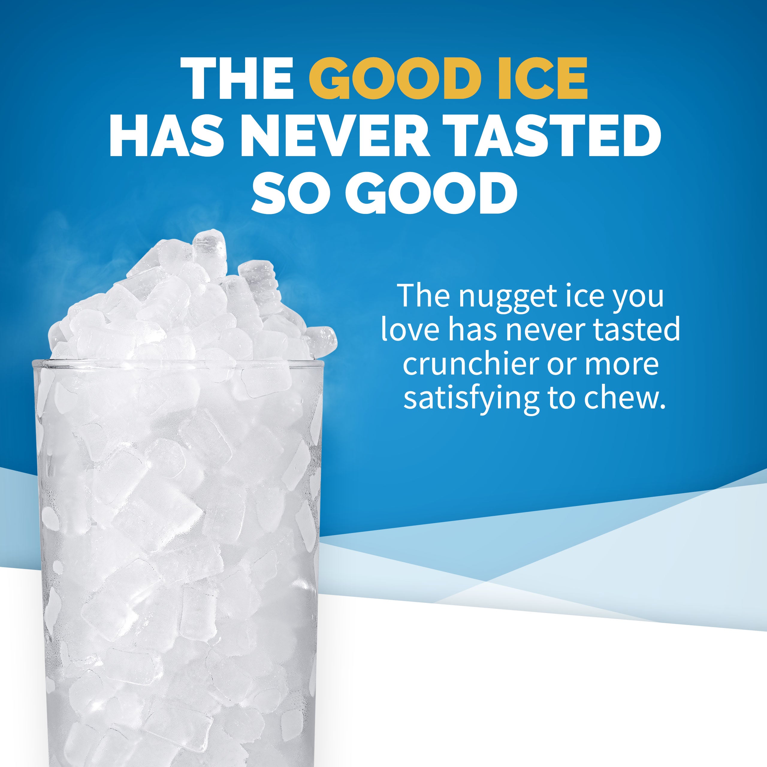 Newair 45 lb. Nugget Countertop Ice Maker, Self - Cleaning, Silver