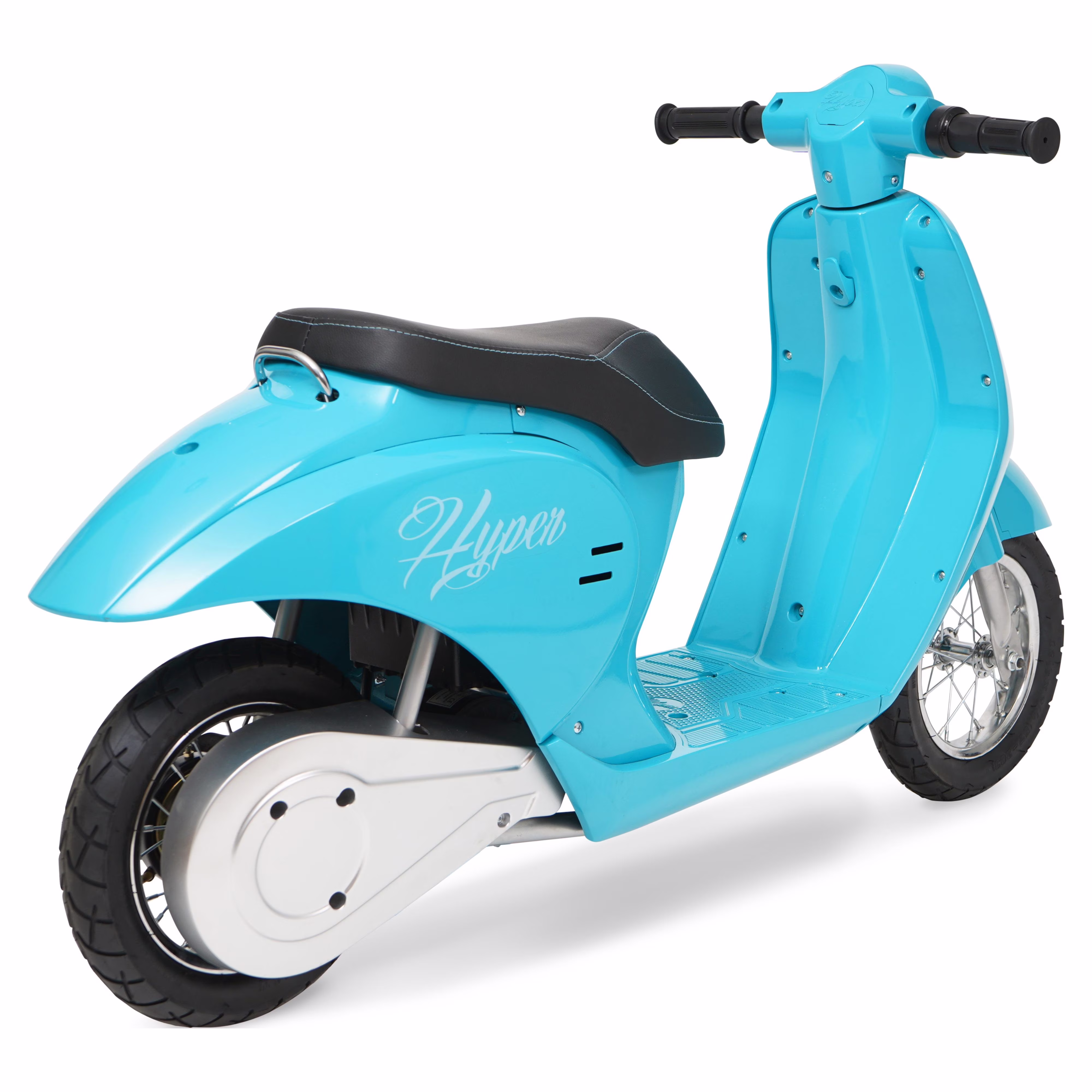 24V Retro Electric Scooter, Easy Twist Throttle, Blue, Ages 13+, Including Teens, Tweens(Blue)