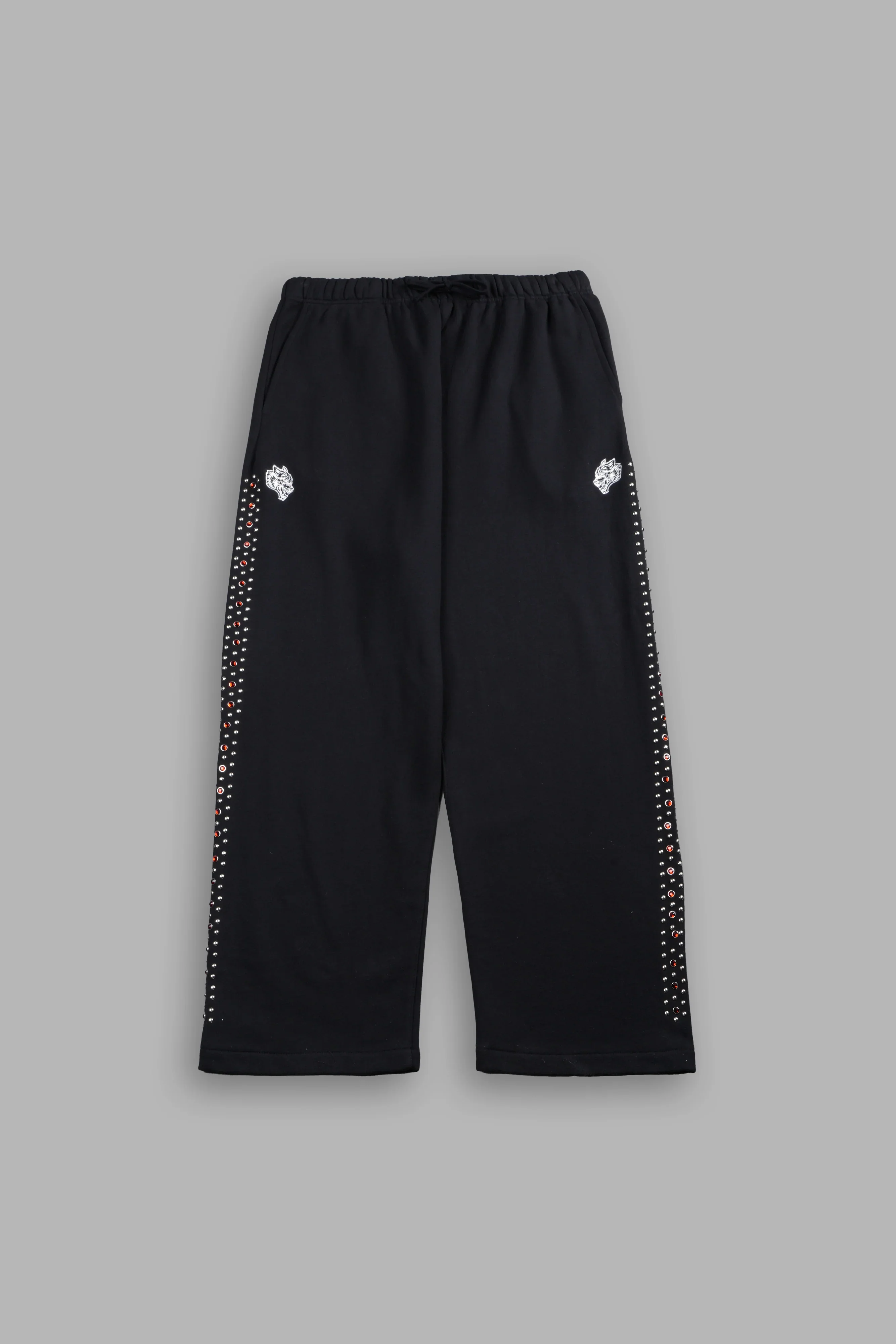 Stud Muerto Baggier Bigelow Sweat Pants In Black