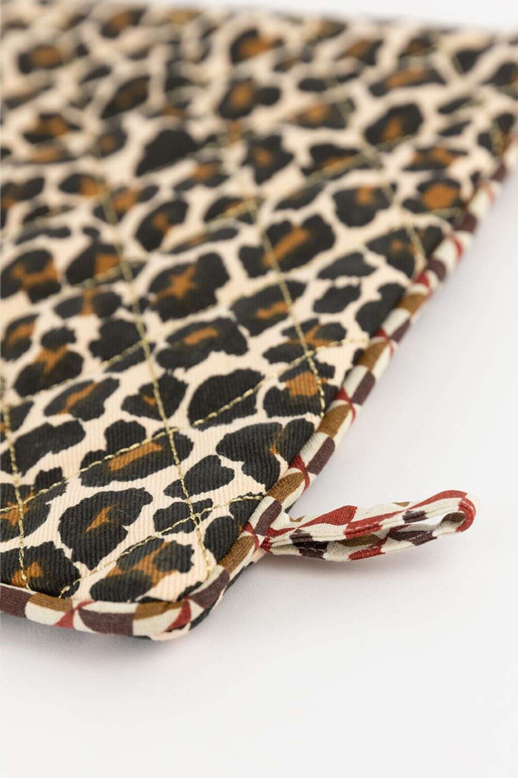Leopard print pannenlap