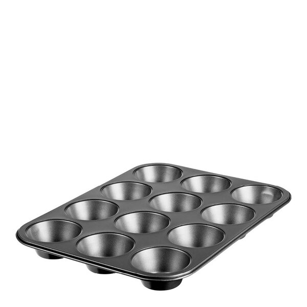 Baking muffinsform 23x26 cm 12 stk karbonstål