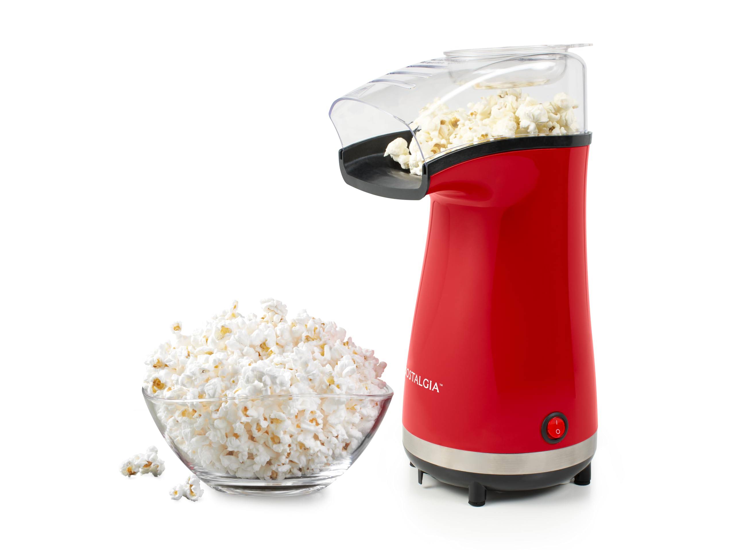 Nostalgia Air-Pop Popcorn Maker, Red