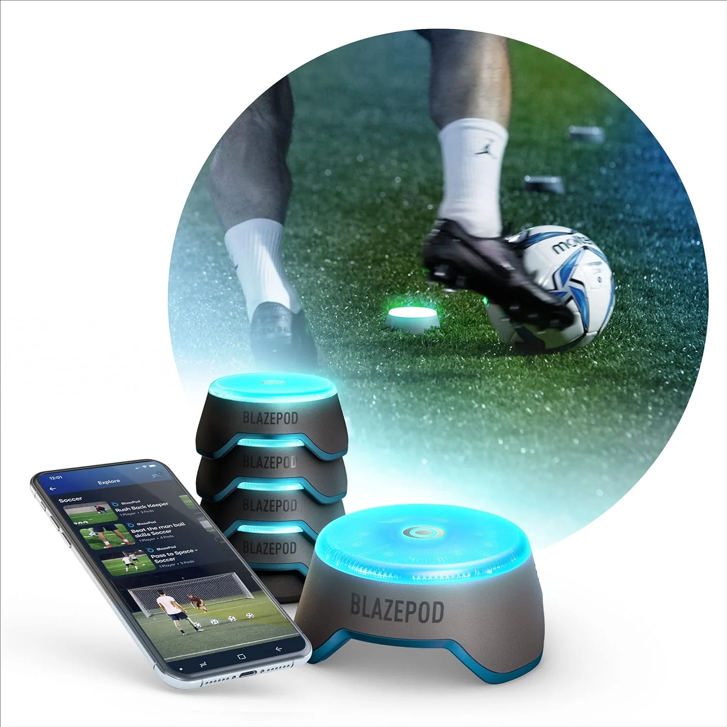 Training Platform Improves Reaction Time and Agility for Athletes, Trainers, Coaches, Physical & Neurological Therapists, Fitness Trainers, Physical Educators