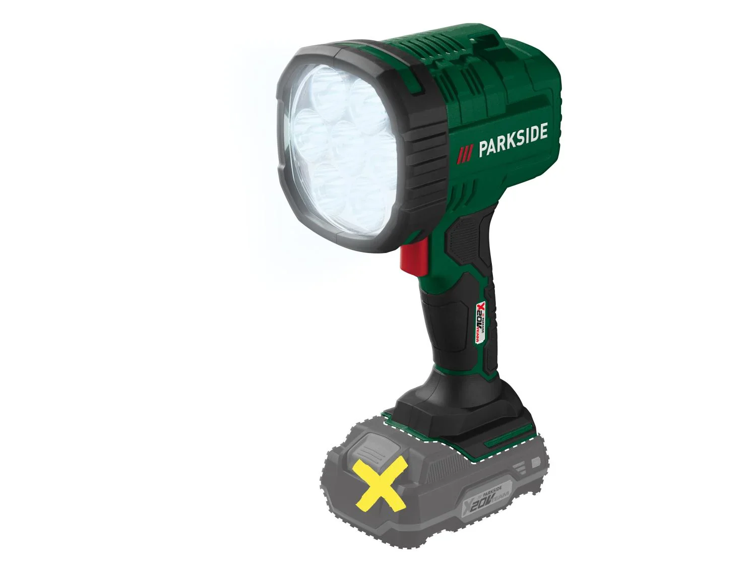 PARKSIDE Lampe torche LED sans fil, PHLA 20-Li A1