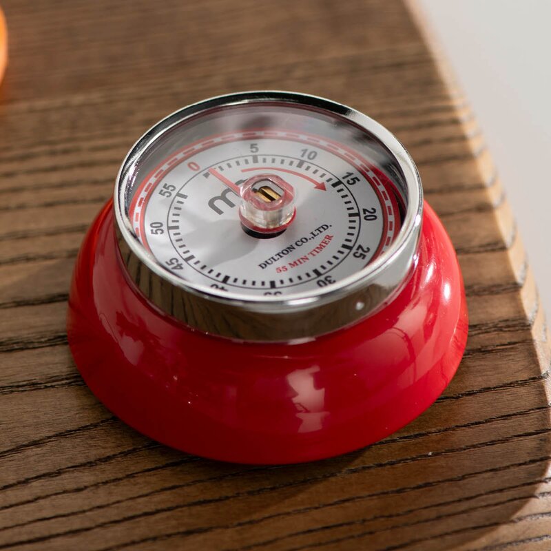 Dulton timer Ø7 cm mørk rød